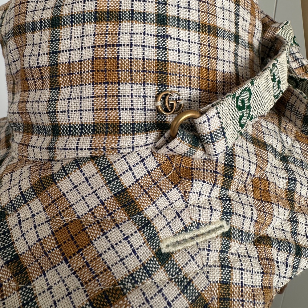 Gucci Monogram Reversible Bucket Hat with straps - Picture 6 of 8